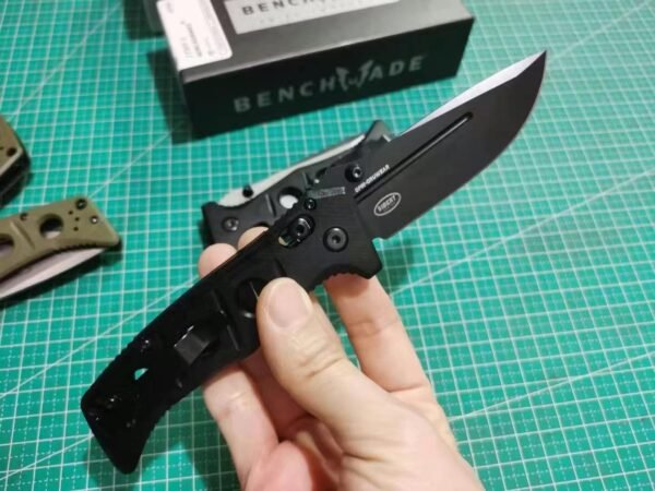 Benchmade 273FE-2 MINI Folding Knife - 440C Steel Blade with Stonewash Finish G10 Handle - Image 6