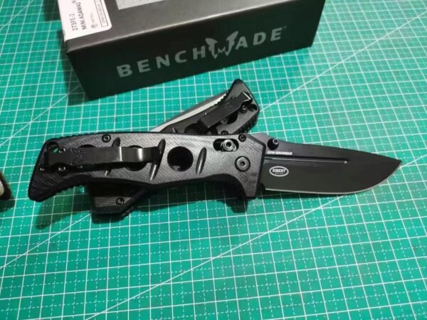 Benchmade 273FE-2 MINI Folding Knife - 440C Steel Blade with Stonewash Finish G10 Handle - Image 4