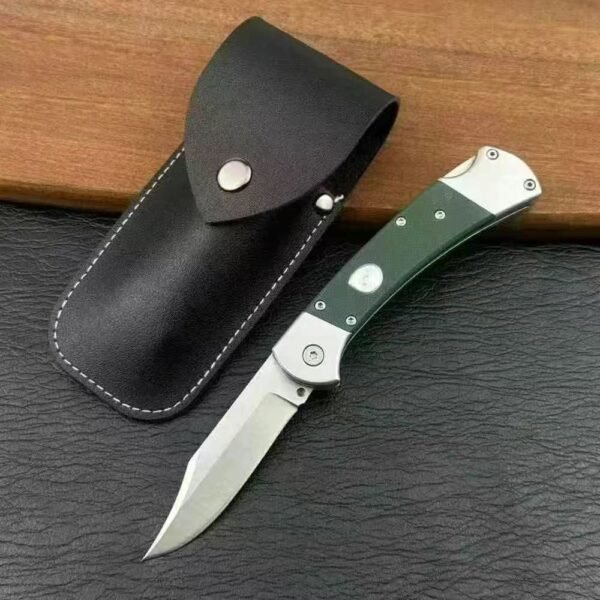 [Button-Upgraded Version] EDC Folding Knife for Fidgeting High-Temperature Heat Treated Blade - Image 8