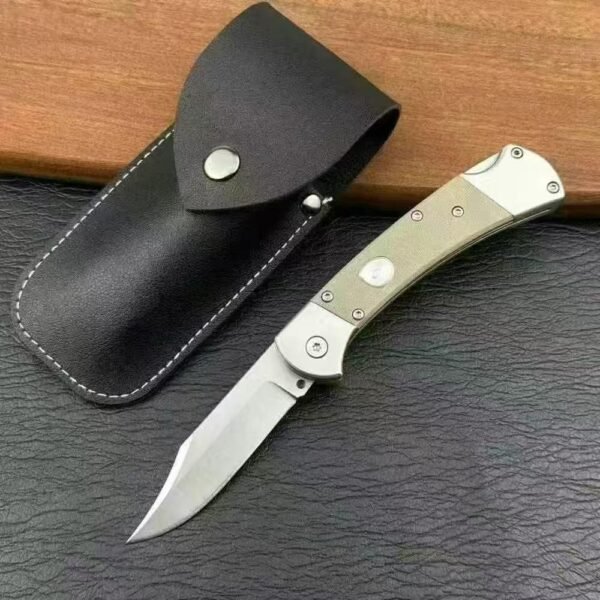 [Button-Upgraded Version] EDC Folding Knife for Fidgeting High-Temperature Heat Treated Blade - Image 6