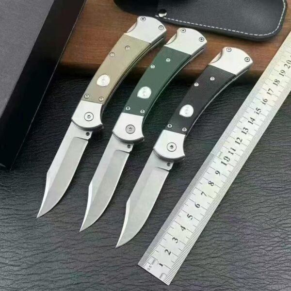 [Button-Upgraded Version] EDC Folding Knife for Fidgeting High-Temperature Heat Treated Blade