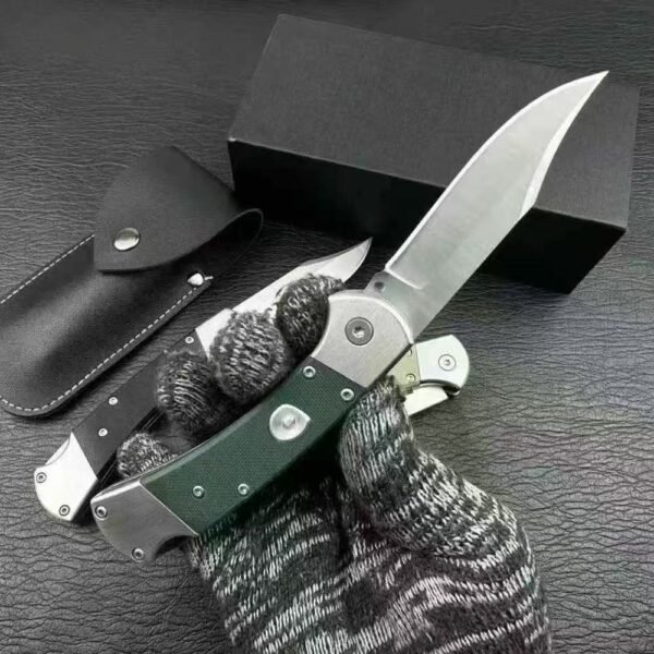 [Button-Upgraded Version] EDC Folding Knife for Fidgeting High-Temperature Heat Treated Blade - Image 5