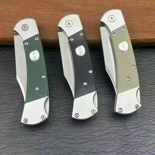 [Button-Upgraded Version] EDC Folding Knife for Fidgeting High-Temperature Heat Treated Blade - Image 4