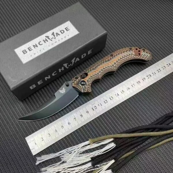Benchmade BM865 Folding Knife - CPM-S90V Steel Blade with Gray Titanium Coating