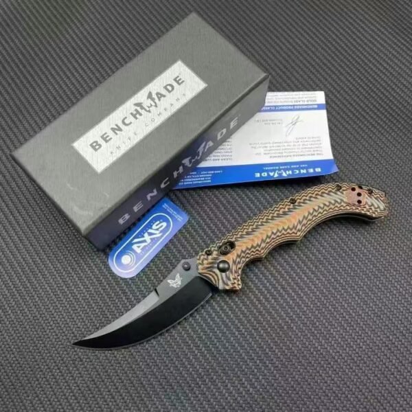 Benchmade BM865 Folding Knife - CPM-S90V Steel Blade with Gray Titanium Coating - Image 2