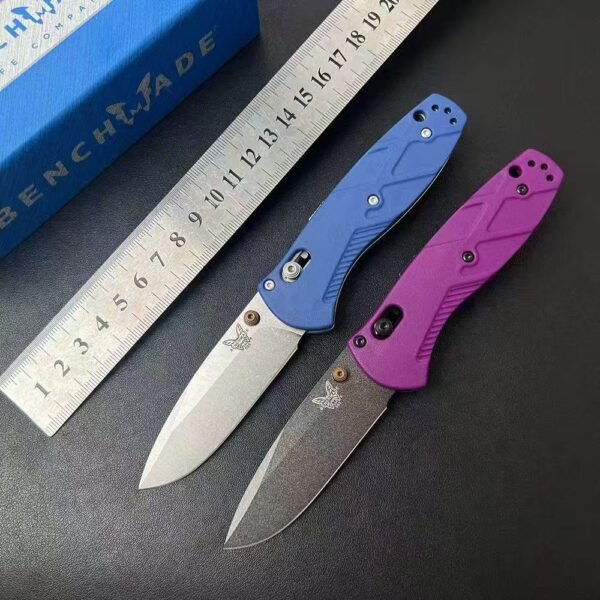 2025 New Butterfly Benchmade 585 Mini Raindrop Folding Knife (Fiberglass handle)