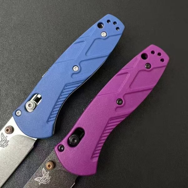 2025 New Butterfly Benchmade 585 Mini Raindrop Folding Knife (Fiberglass handle) - Image 8
