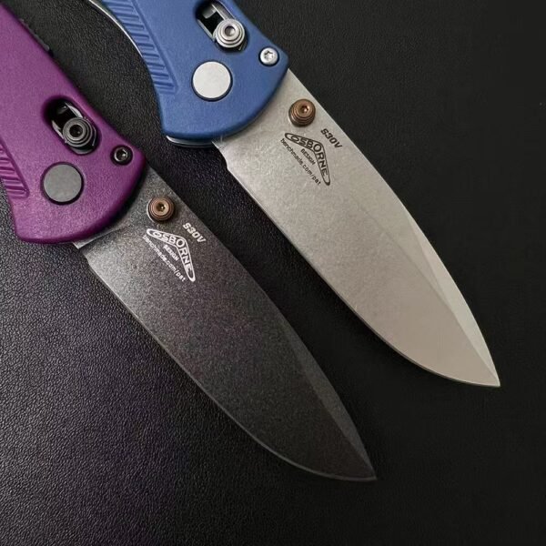 2025 New Butterfly Benchmade 585 Mini Raindrop Folding Knife (Fiberglass handle) - Image 7