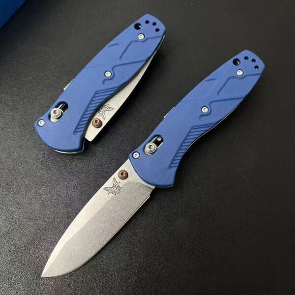 2025 New Butterfly Benchmade 585 Mini Raindrop Folding Knife (Fiberglass handle) - Image 3