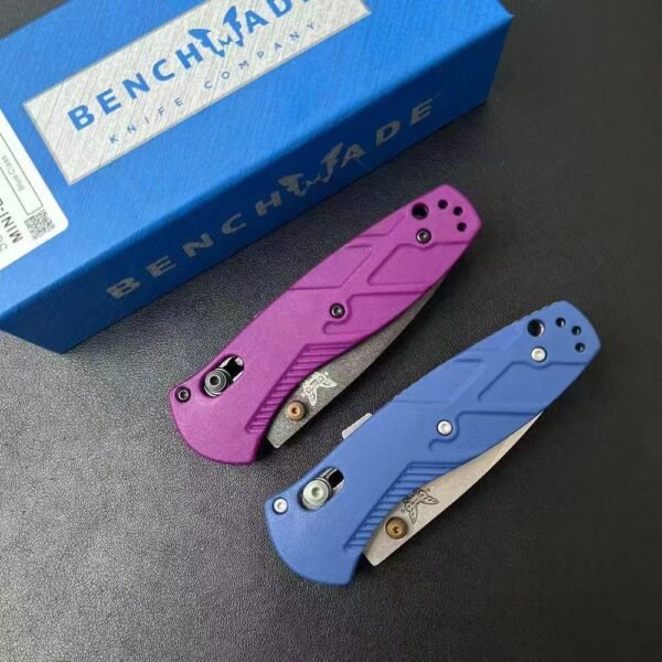 2025 New Butterfly Benchmade 585 Mini Raindrop Folding Knife (Fiberglass handle) - Image 9