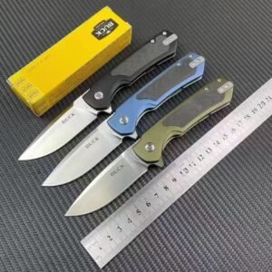 American BUCK714Z 59-60HRC EDC outdoor mountaineering, camping and wild folding knife