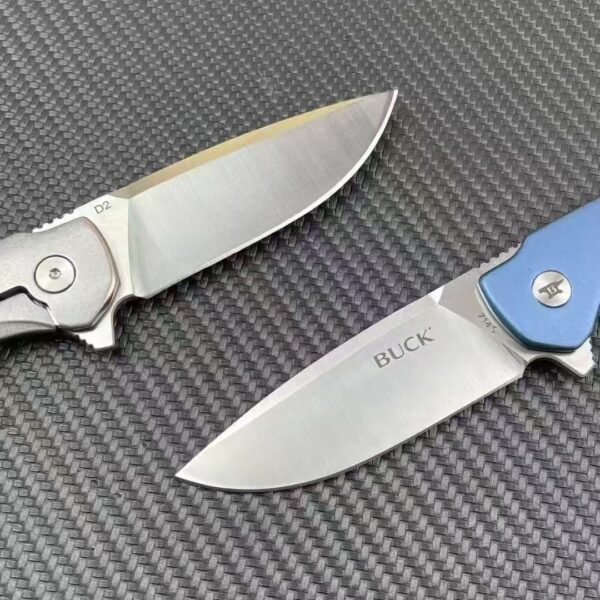 American BUCK714Z 59-60HRC EDC outdoor mountaineering, camping and wild folding knife - Image 7