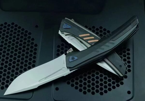 Kevin Venome-M398 New material + Quick-opening fin titanium alloy battle axe - Image 5