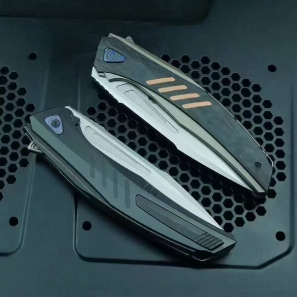 Kevin Venome-M398 New material + Quick-opening fin titanium alloy battle axe - Image 4