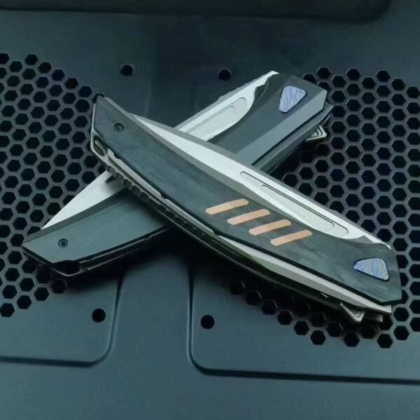 Kevin Venome-M398 New material + Quick-opening fin titanium alloy battle axe - Image 2