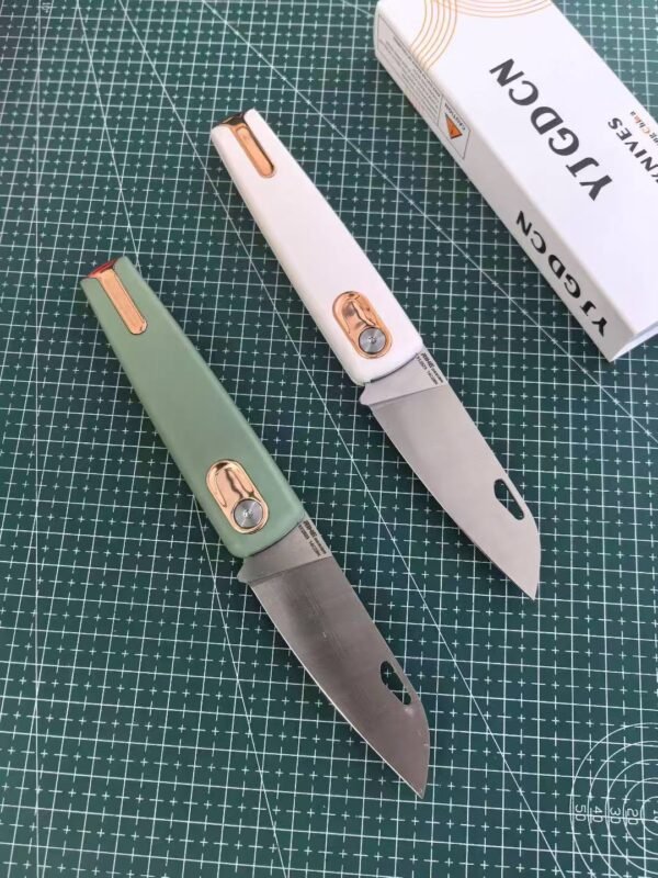 Yihuo Design Sandvik 14C28N Lock-free Pocket Fruit knife - Image 8