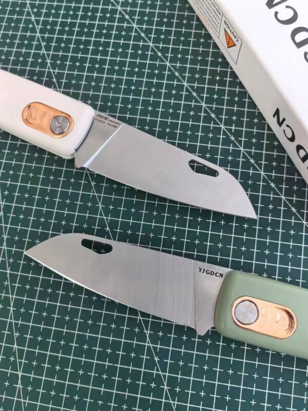 Yihuo Design Sandvik 14C28N Lock-free Pocket Fruit knife - Image 7