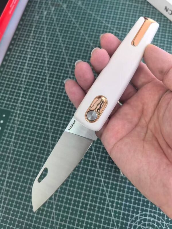 Yihuo Design Sandvik 14C28N Lock-free Pocket Fruit knife - Image 3