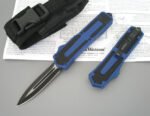 Super Fine Imitation Microtech Saint Beetle Double Striker Straight Jump (Blue) - Image 4