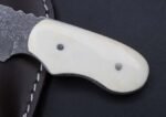 Animal bone hilt - Damascus miniature small dagger - Image 7