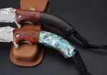 Queen Bee - Damascus Quick Open Folding Knife - Image 6
