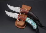 Queen Bee - Damascus Quick Open Folding Knife - Image 4