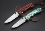The Prodigal Damascus Folding Knife
