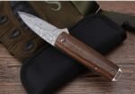 Moscow Dendrite Damascus Bearing Quick Opening Folding Knife (099) - Image 3