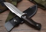 Wild Boar Grey Wolf Mini Fixed Blade Knife - Image 3