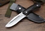Wild Boar Grey Wolf Mini Fixed Blade Knife