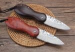 Small grenade Damascus folding knife - Image 2