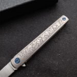 New Bee MS3 Titanium Handle Quick Opening Folding Knife - Image 6