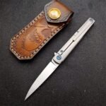 New Bee MS3 Titanium Handle Quick Opening Folding Knife - Image 9