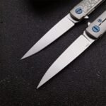 New Bee MS3 Titanium Handle Quick Opening Folding Knife - Image 2