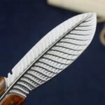 Spirit Feather - Damascus steel feather pattern - Image 2