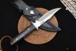 Gale High-End Small Hunting Knife ( Black Handle ) - Image 9