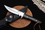 Gale High-End Small Hunting Knife ( Black Handle ) - Image 4
