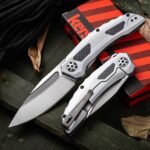 Kershaw 5510 Steel Handled Folding Knife