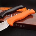 New Butterfly Benchmade 15500 Meatcrafter Hunting Survival Knife (Black and Orange) - Image 5