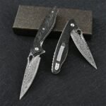 VG10 Damascus - Seahorse Folding Knife - Image 6