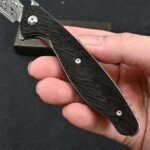 VG10 Damascus - Seahorse Folding Knife - Image 4
