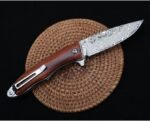Tipster - Damascus Bearing Fast Opening Folding Knife - Image 5