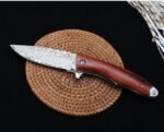 Tipster - Damascus Bearing Fast Opening Folding Knife - Image 4
