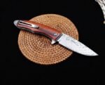 Tipster - Damascus Bearing Fast Opening Folding Knife - Image 3