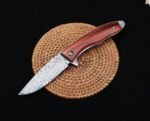 Tipster - Damascus Bearing Fast Opening Folding Knife - Image 2