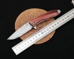 Tipster - Damascus Bearing Fast Opening Folding Knife