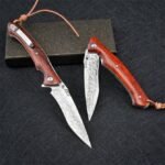 VG10 Damascus - Sniper Folding Knife - Image 4