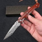 VG10 Damascus - Sniper Folding Knife - Image 3