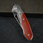 VG10 Damascus - Shark Dragon Folding Knife - Image 8