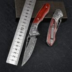VG10 Damascus - Shark Dragon Folding Knife
